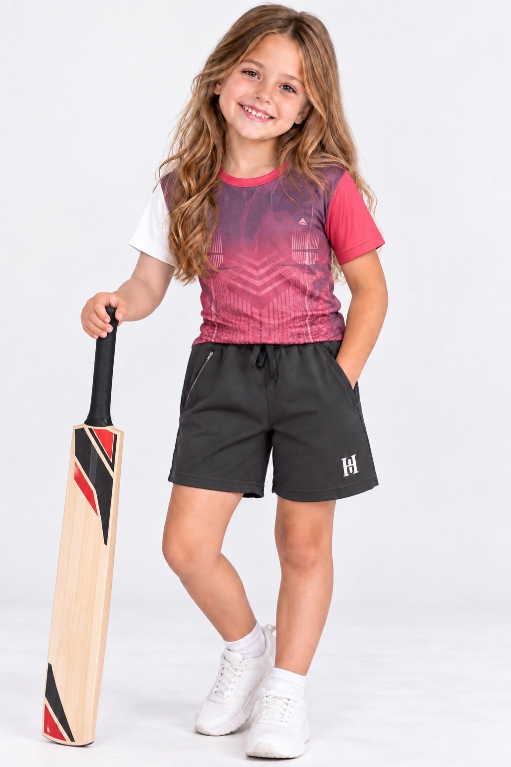 GIRLS CREW NECK T-SHIRT H/S