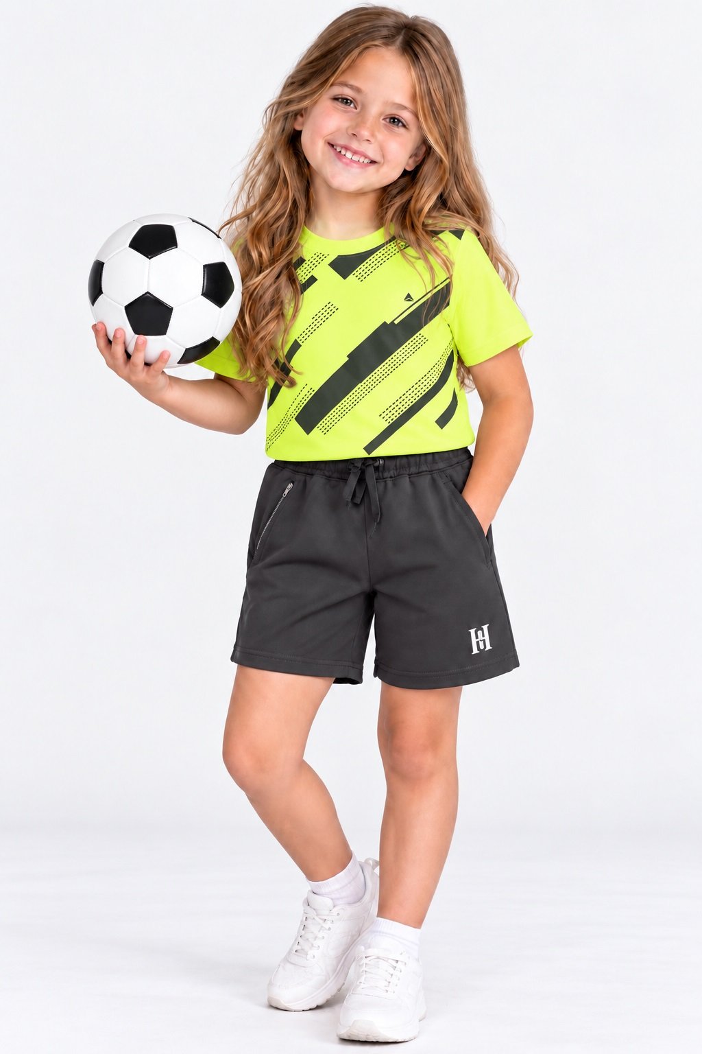 GIRLS CREW NECK T-SHIRT H/S