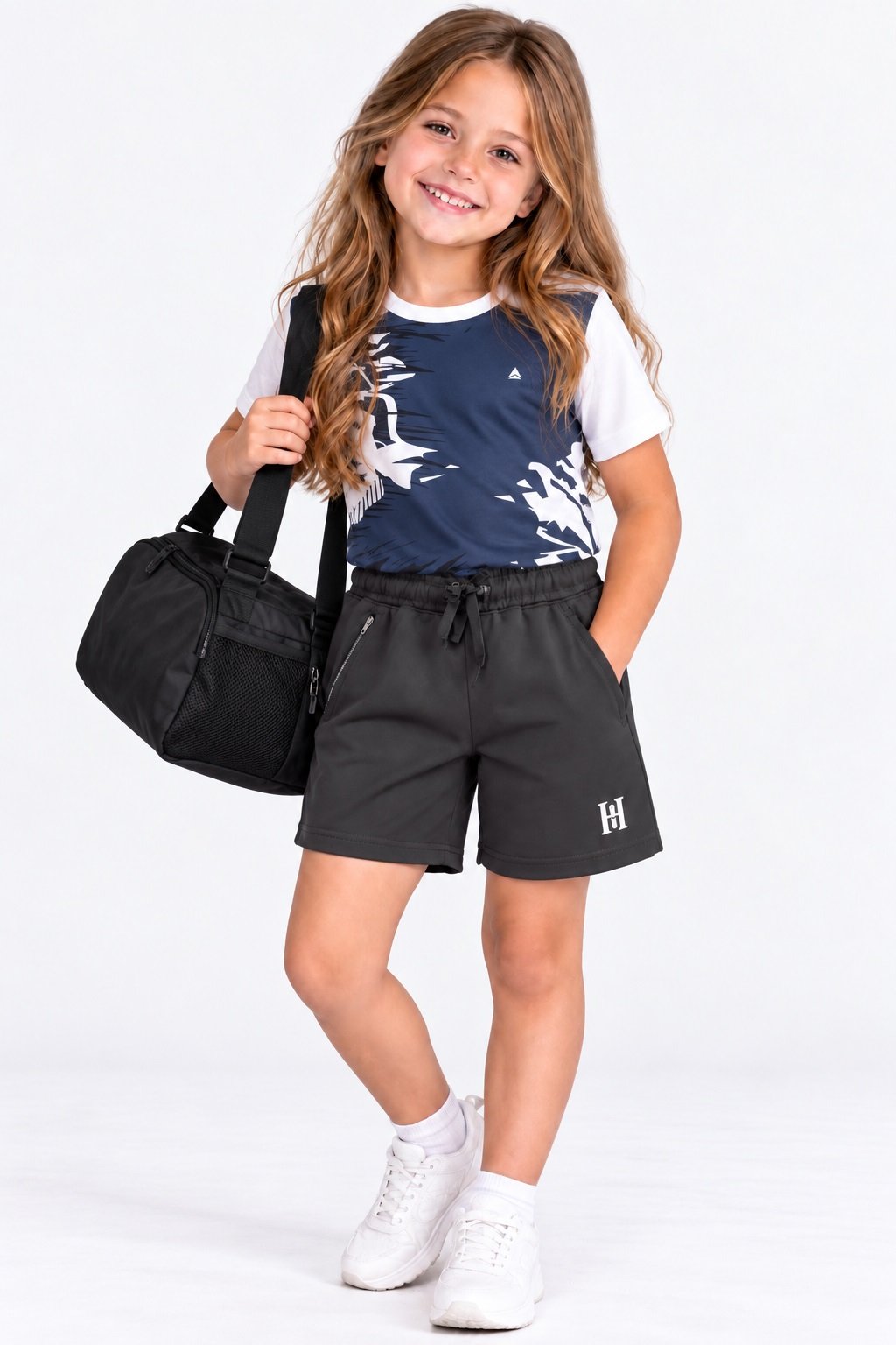 GIRLS CREW NECK T-SHIRT H/S
