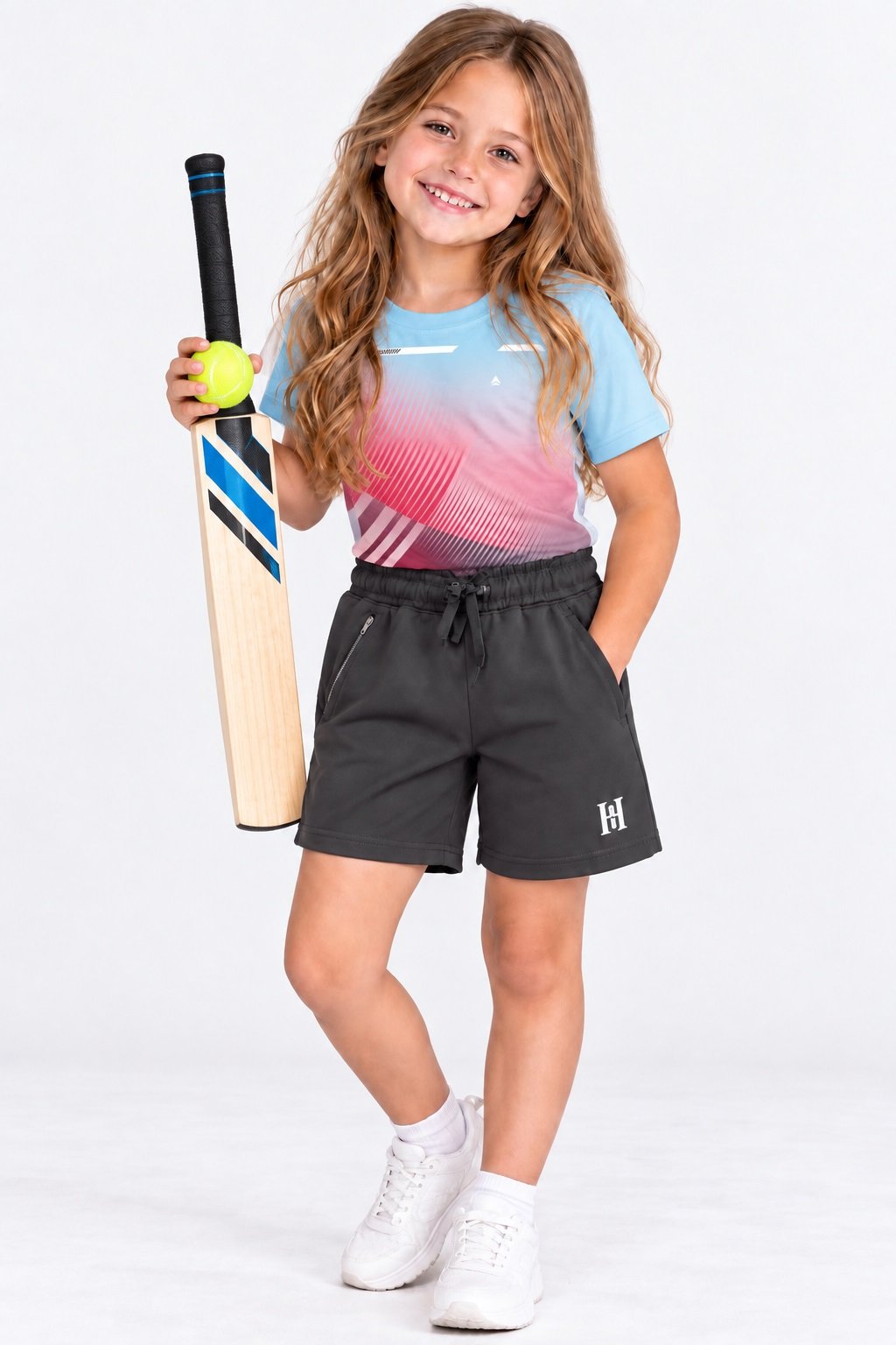 GIRLS CREW NECK T-SHIRT H/S