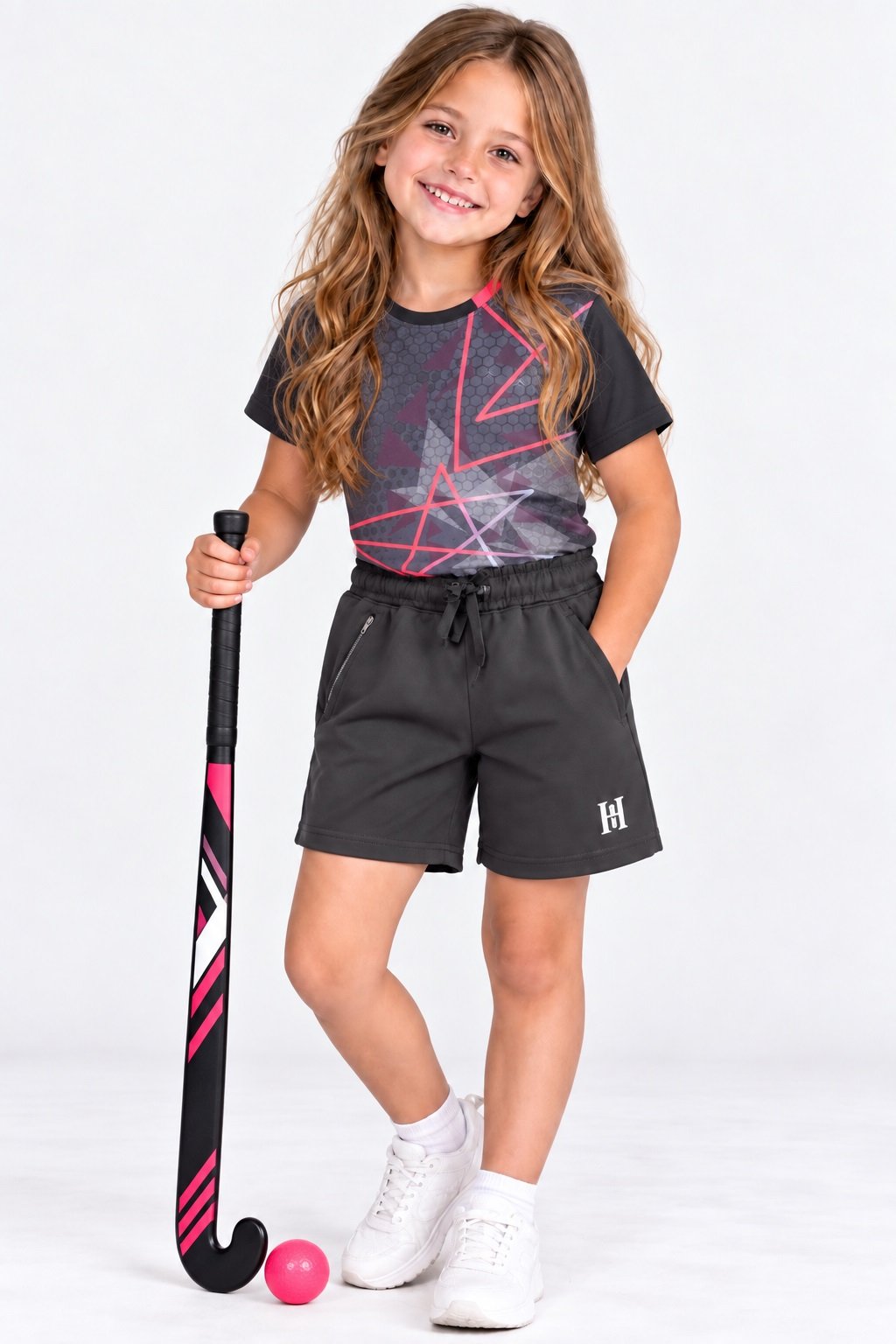 GIRLS CREW NECK T-SHIRT H/S