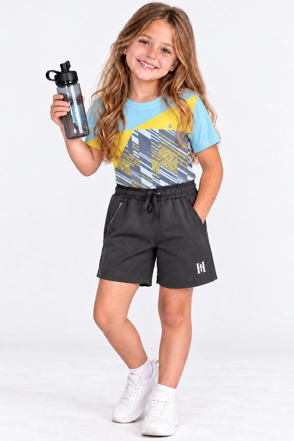 GIRLS CREW NECK T-SHIRT H/S