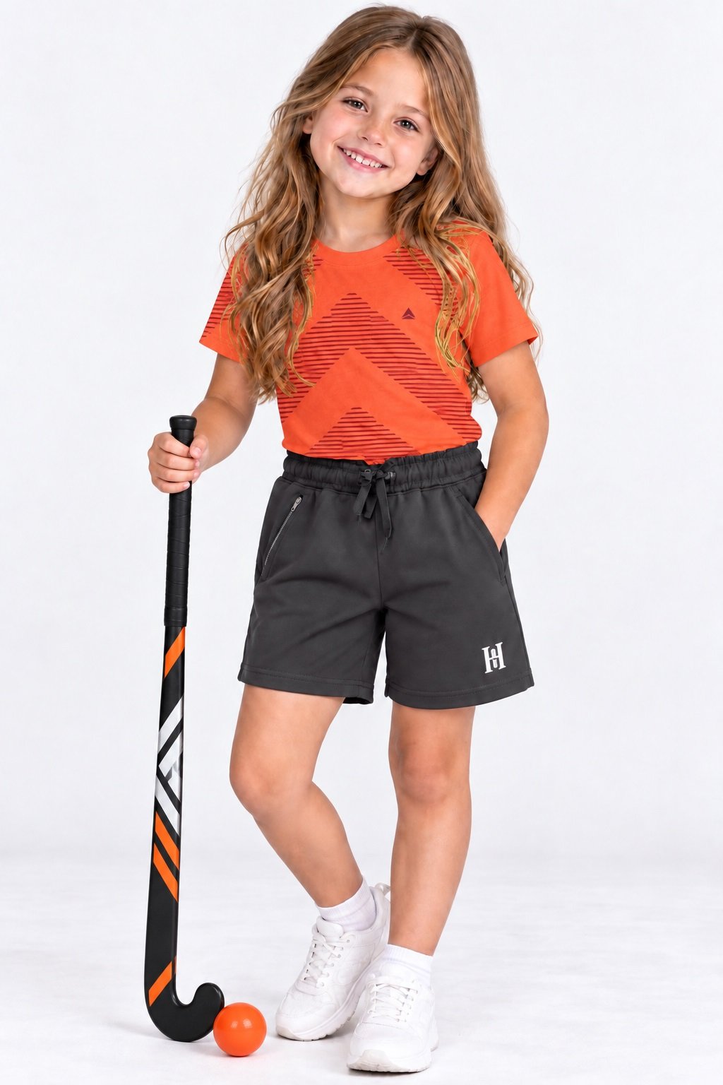 GIRLS CREW NECK T-SHIRT H/S