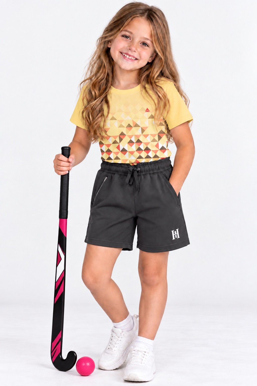 GIRLS CREW NECK T-SHIRT H/S