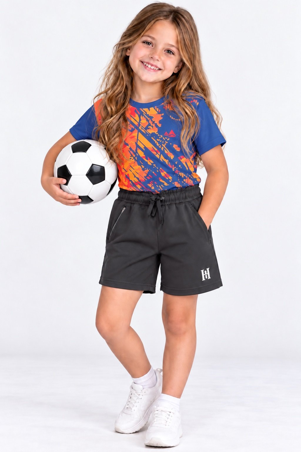 GIRLS CREW NECK T-SHIRT H/S