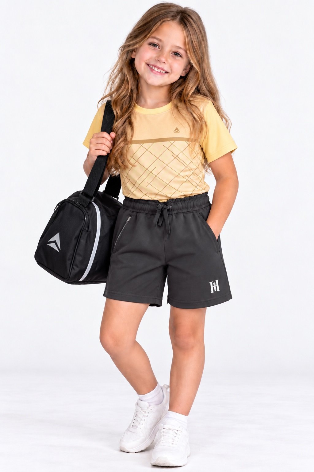 GIRLS CREW NECK T-SHIRT H/S