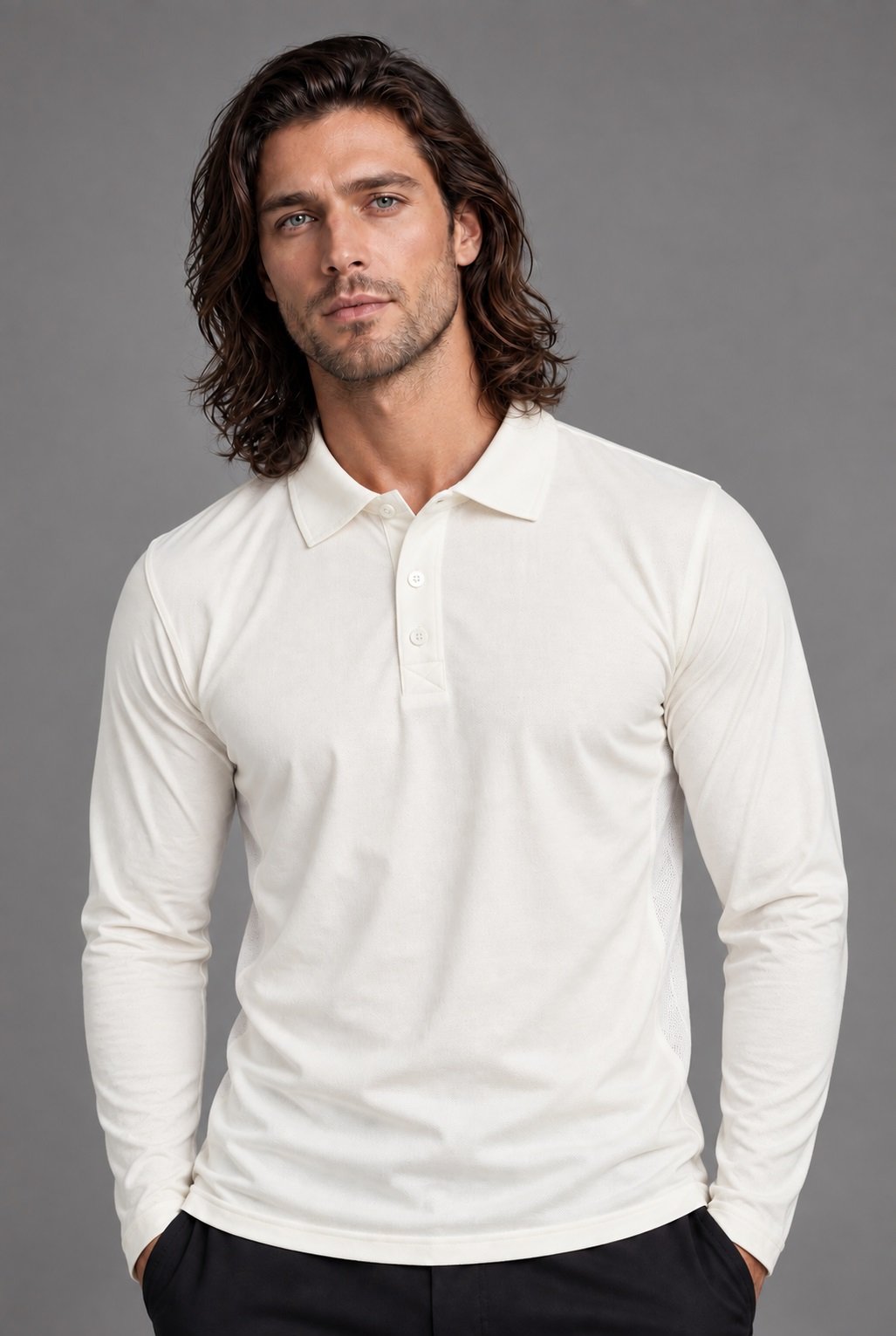 MENS CRICKET JERSEY POLO F/S